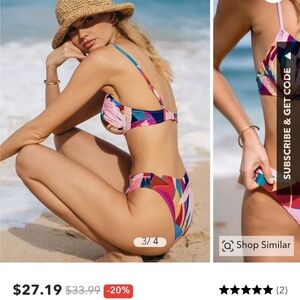 Brand new with tags CupShe bikini